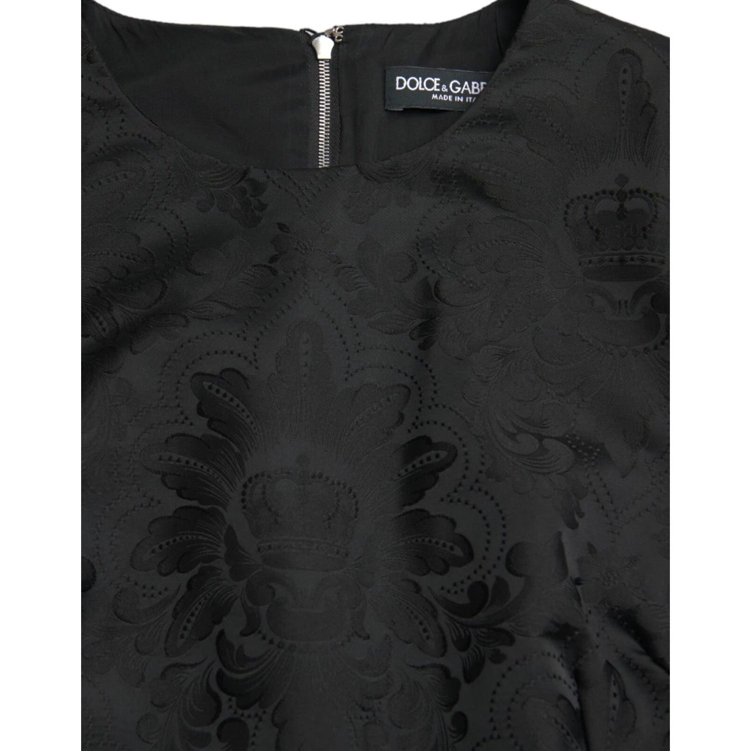 Dolce & Gabbana Black Sleeveless Bodycon A-line Mini Dress