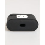 Dolce & Gabbana Black White Rubber Embossed Logo Accessory Airpods Case with DG logo and black and white design.