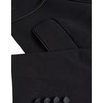 Close-up of Dolce & Gabbana Black Wool Single Breasted Cropped Jacket showing fine craftsmanship and button details.