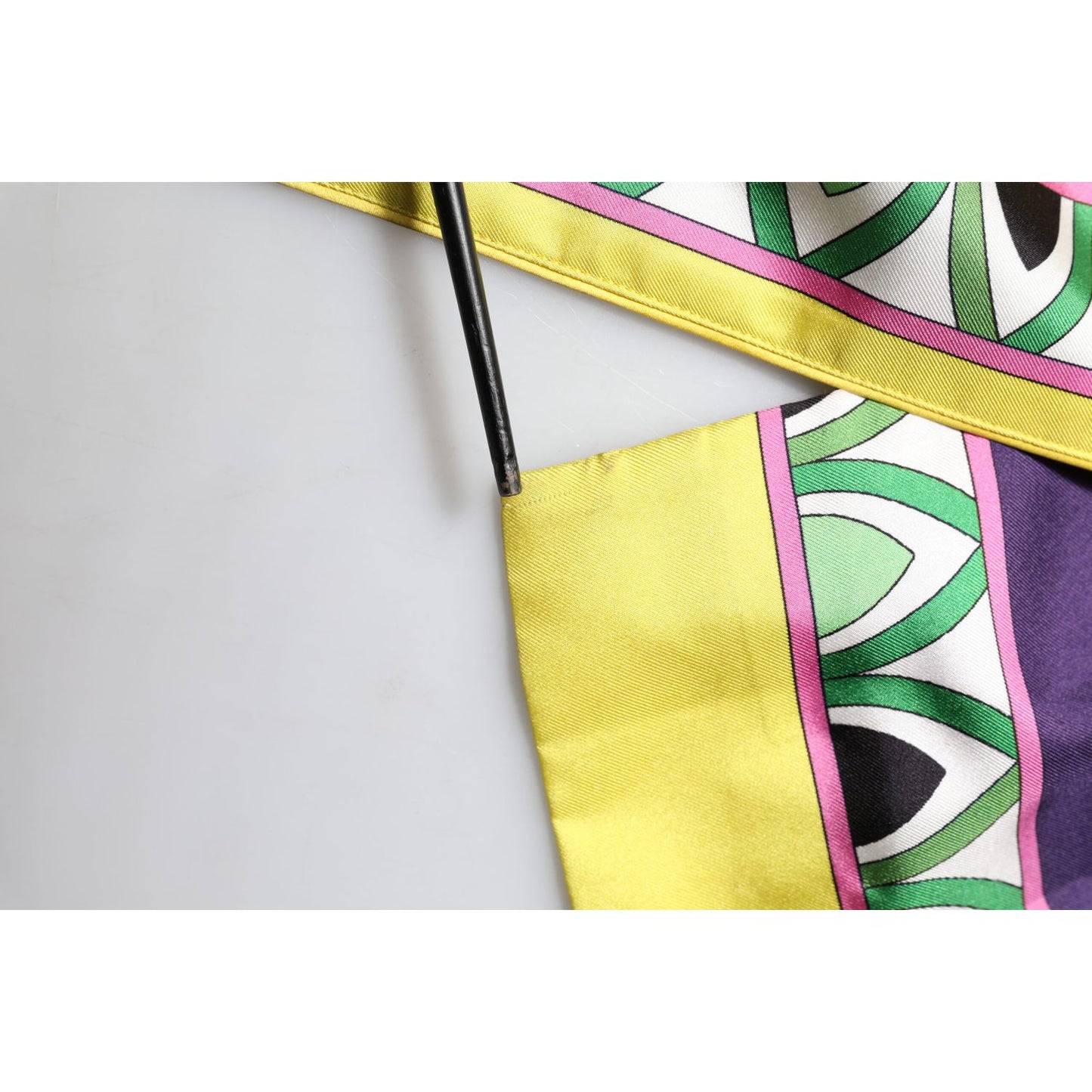 Dolce & Gabbana Blue Floral Print Silk Long Sleeves Wrap Robe