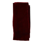 Dolce & Gabbana Bordeaux Cotton Silk Fringe Shawl Wrap Scarf, burgundy, 158cm x 10cm, women’s accessory by Dolce & Gabbana.