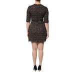 alt_tag  Dolc The alt tag you provided is not correctly formatted. Ensure it's 140 characters or less e & Gabbana Brown Tweed Short Sleeves A-line Mini Dress shown from the back.