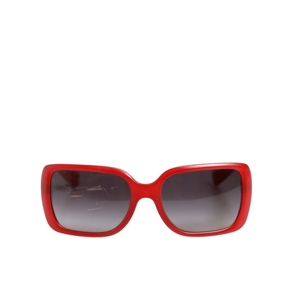 Dolce & Gabbana DG6093 Red Rectangular Grey Graduated Lenses Sunglasses