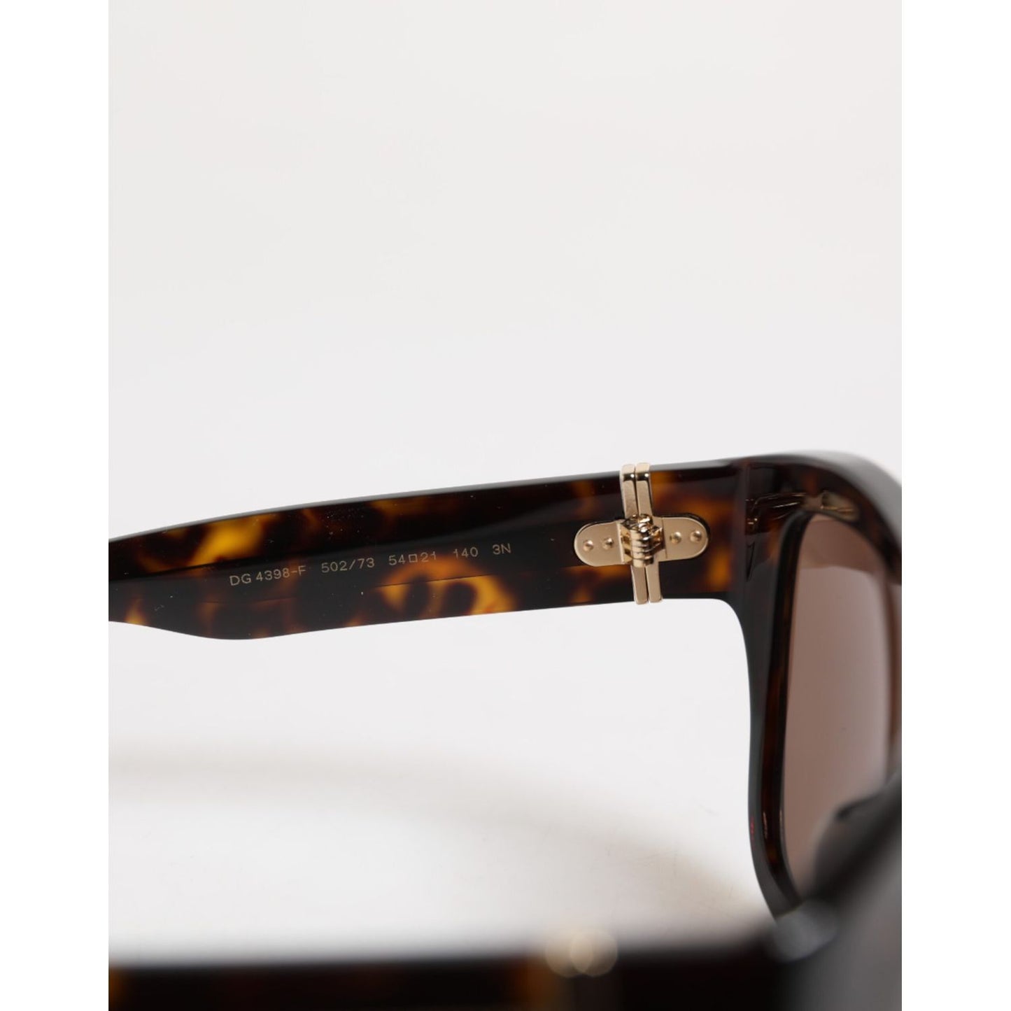 Dolce & Gabbana Dark Brown Havana DG4398F Square Frame Eyewear Sunglasses