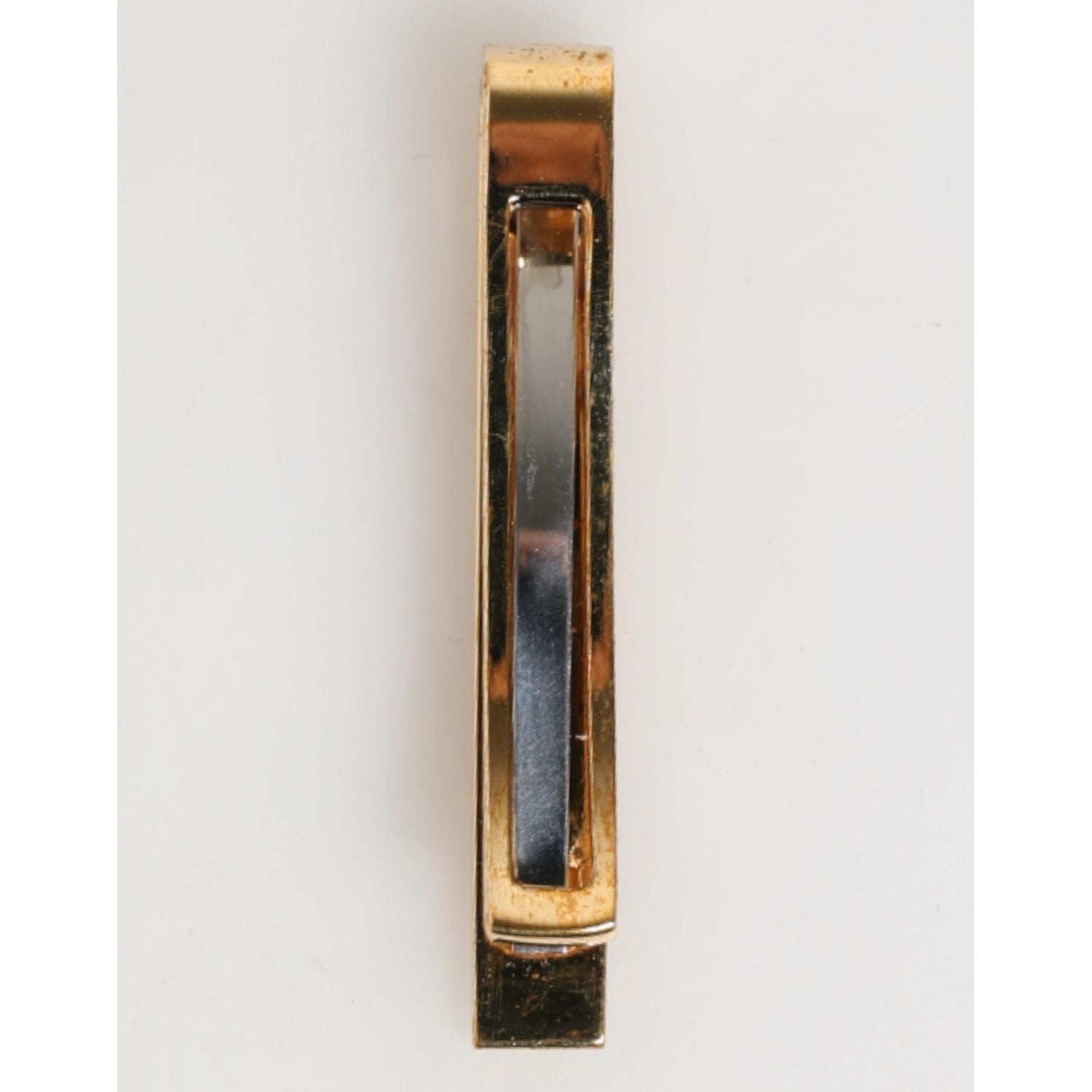 Dolce & Gabbana Gold Tone Brass Logo Branded Men Accessory Tie Clip Bar