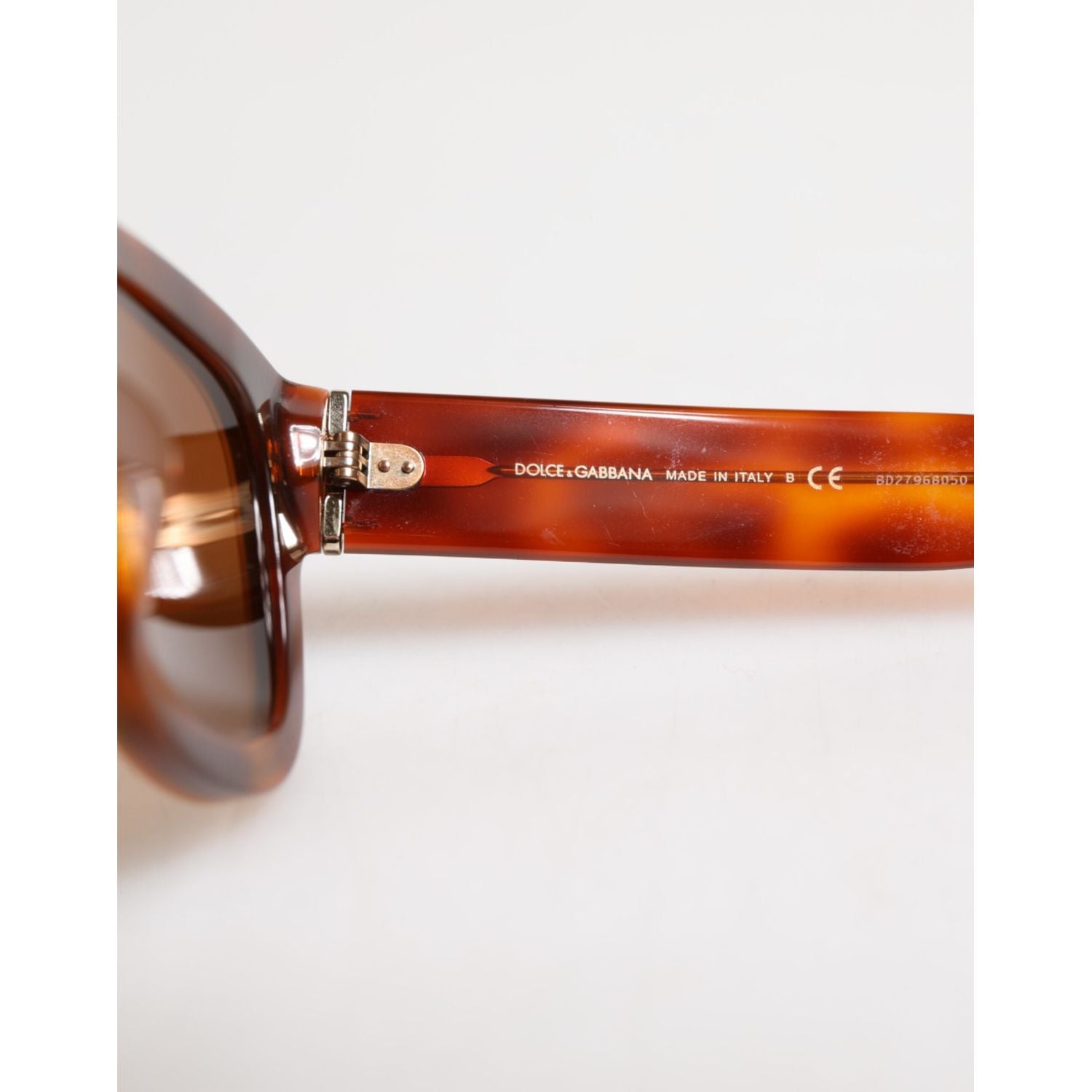 Dolce & Gabbana Green Brown Marbled Acetate DG4379-F Eyewear Sunglasses