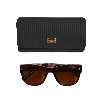 Dolce & Gabbana Havana Brown Black Eccentric Sartorial Eyewear Sunglasses