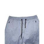 Dolce & Gabbana Light Blue Cotton Drawstring Elastic Waist Men Pants with zip pockets and tailored fit.