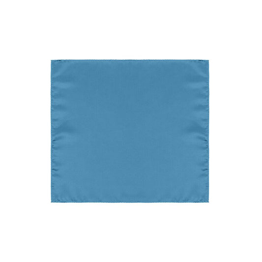 Dolce & Gabbana Light Blue Silk Pocket Square, 100% silk, 31x31 measurements, sugar paper color fashion accessory.