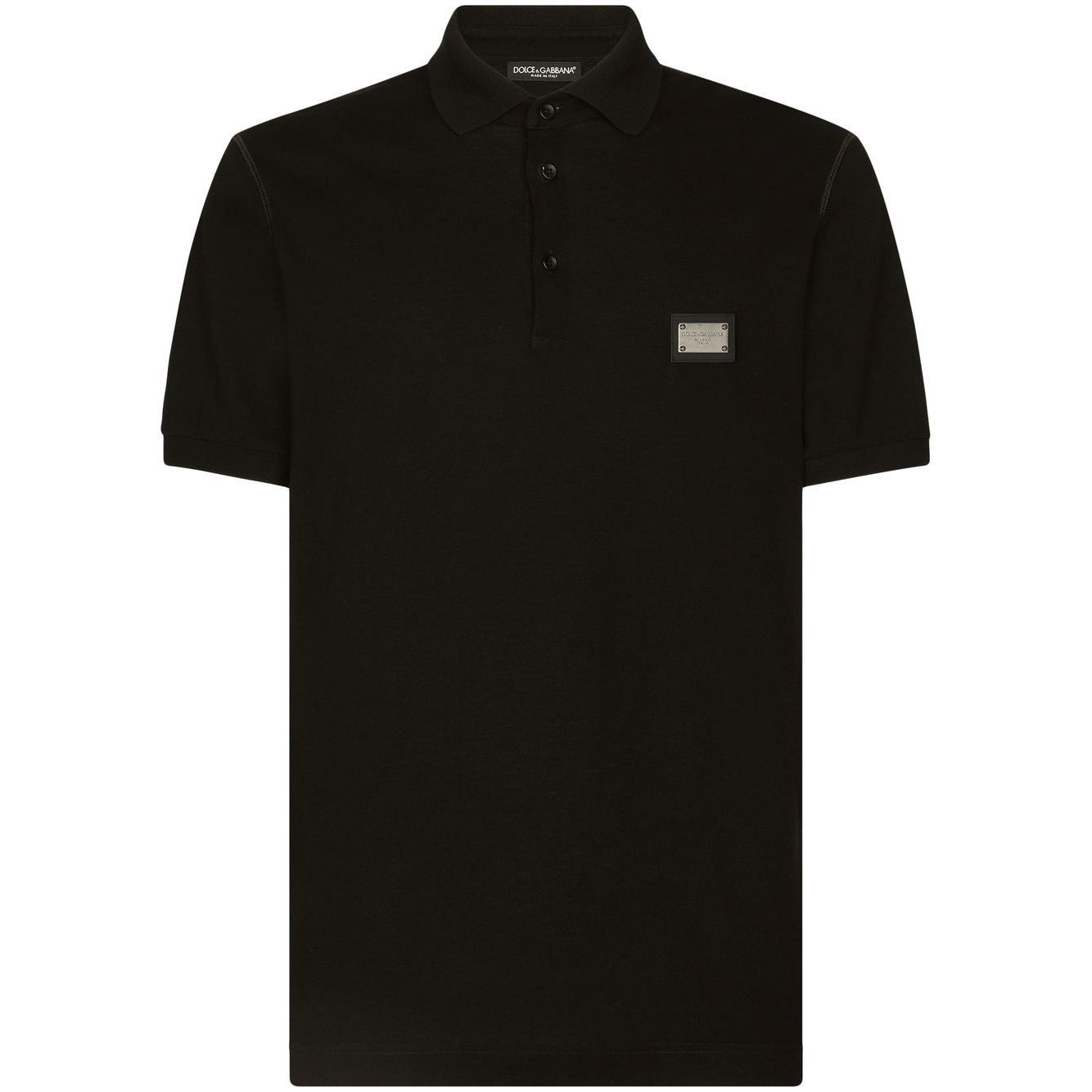 Dolce & Gabbana Logo cotton polo shirt Topwear