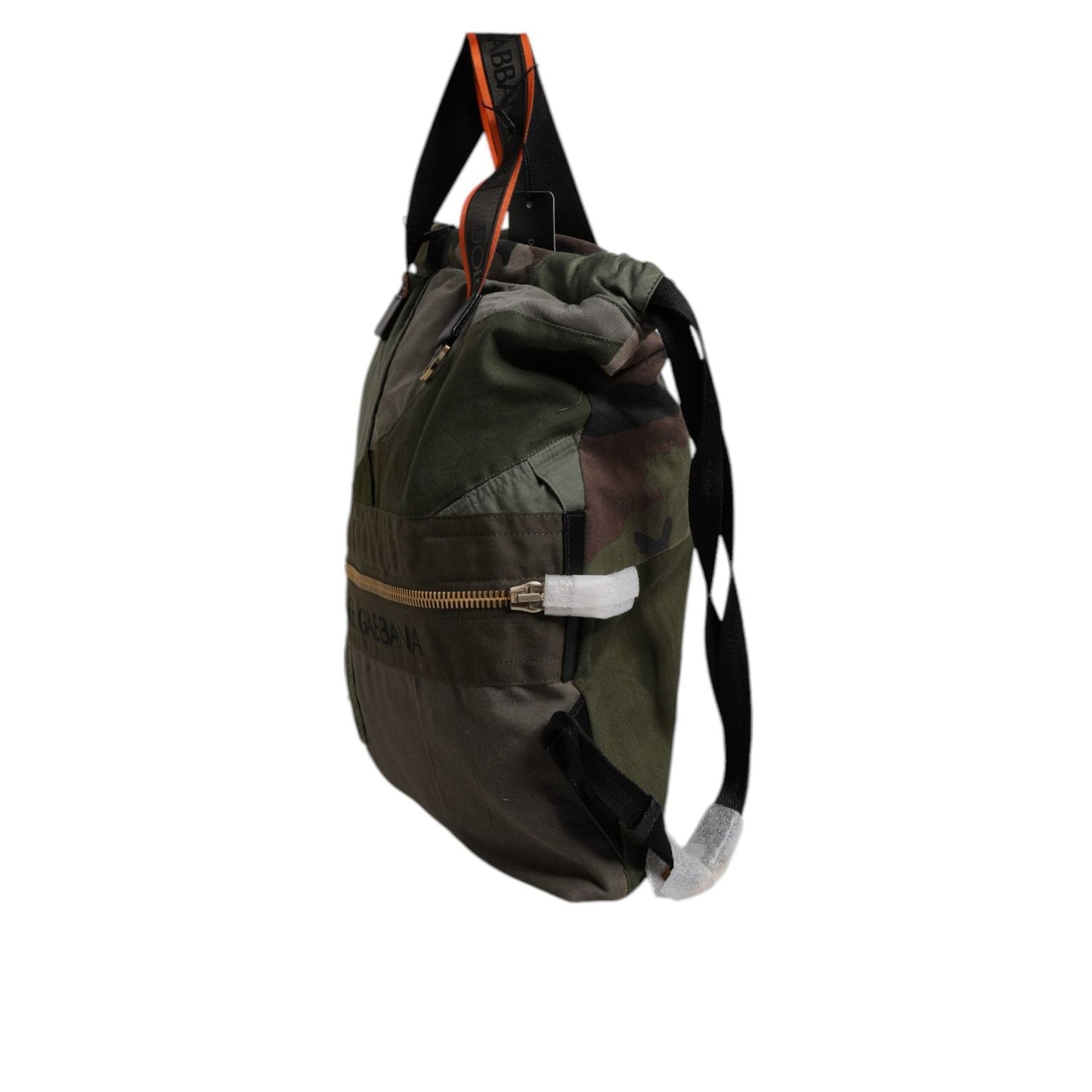 Dolce & Gabbana Military Green Patchwork Rucksack Backpack Bag 1728,67345645728,Backpacks - Bags,Backpacks - Men - Bags,Bags,Dolce & Gabbana,Green,Material: 80% Cotton 10% Calf Leather 10% Nylon,Men,Men - Bags,New with tags