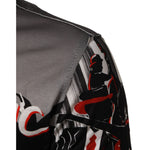 Close-up of Dolce & Gabbana Multicolor Agrigento Dance Jazz Music Print T-shirt fabric detailing.