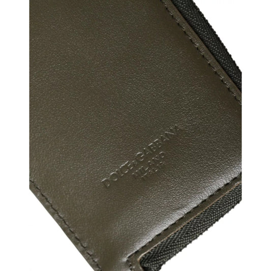 Dolce & Gabbana Multicolor Calfskin Leather Logo Card Holder Women Wallet with embossed logo detail