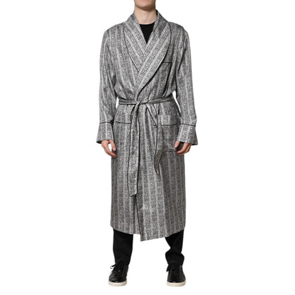 Dolce & Gabbana Multicolor Floral Robe Coat Wrap Jacket 1728,67345645728,Clothing,Dolce & Gabbana,IT44 | XS,IT46 | S,IT48 | M,IT50 | L,IT54 | XL,Jackets - Men - Clothing,Material: 100% Silk,Men,Men - Clothing,Multicolor,New with tags,Robes - Sleepwear - C