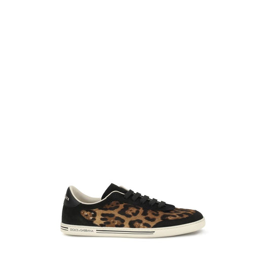 Dolce & Gabbana Multicolor Lamb Ovis Aries Aries Low Top Sneakers