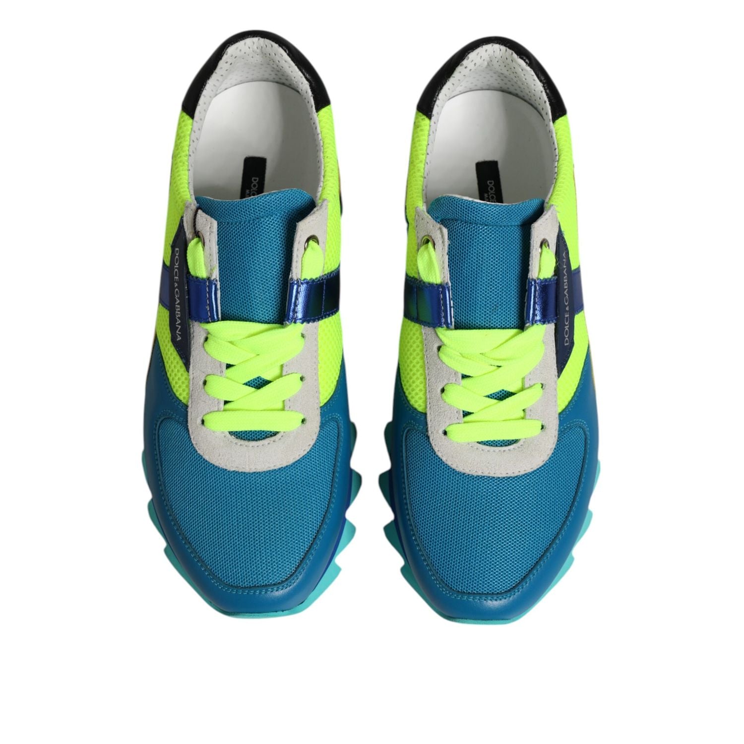 Dolce & Gabbana Multicolor Leather Low Top Men Sneakers Shoes