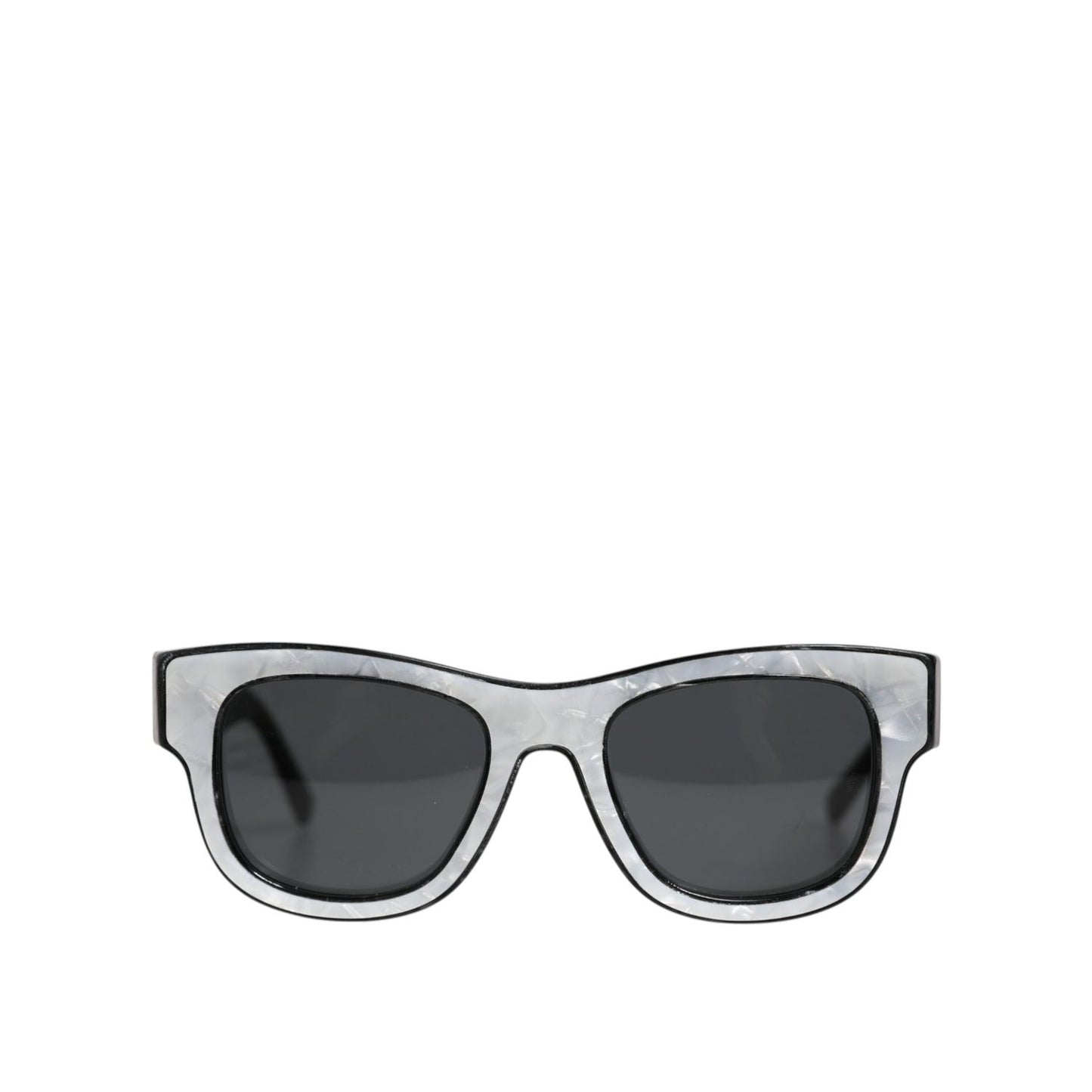 Dolce & Gabbana Pearl White Acetate Frame DG4379 Domenico Shade Sunglasses