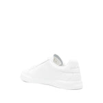 Dolce & Gabbana Sneakers White with lace-up front, rubber sole, logo patch, and branded heel counter.