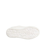 Dolce & Gabbana White Miami Leather Low Top Sneakers Shoes sole view
