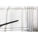 Dolce & Gabbana White Polka Dots Square Handkerchief Scarf