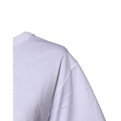 Dolce & Gabbana White Short Sleeves DG Logo Print Top T-shirt Dolce & Gabbana