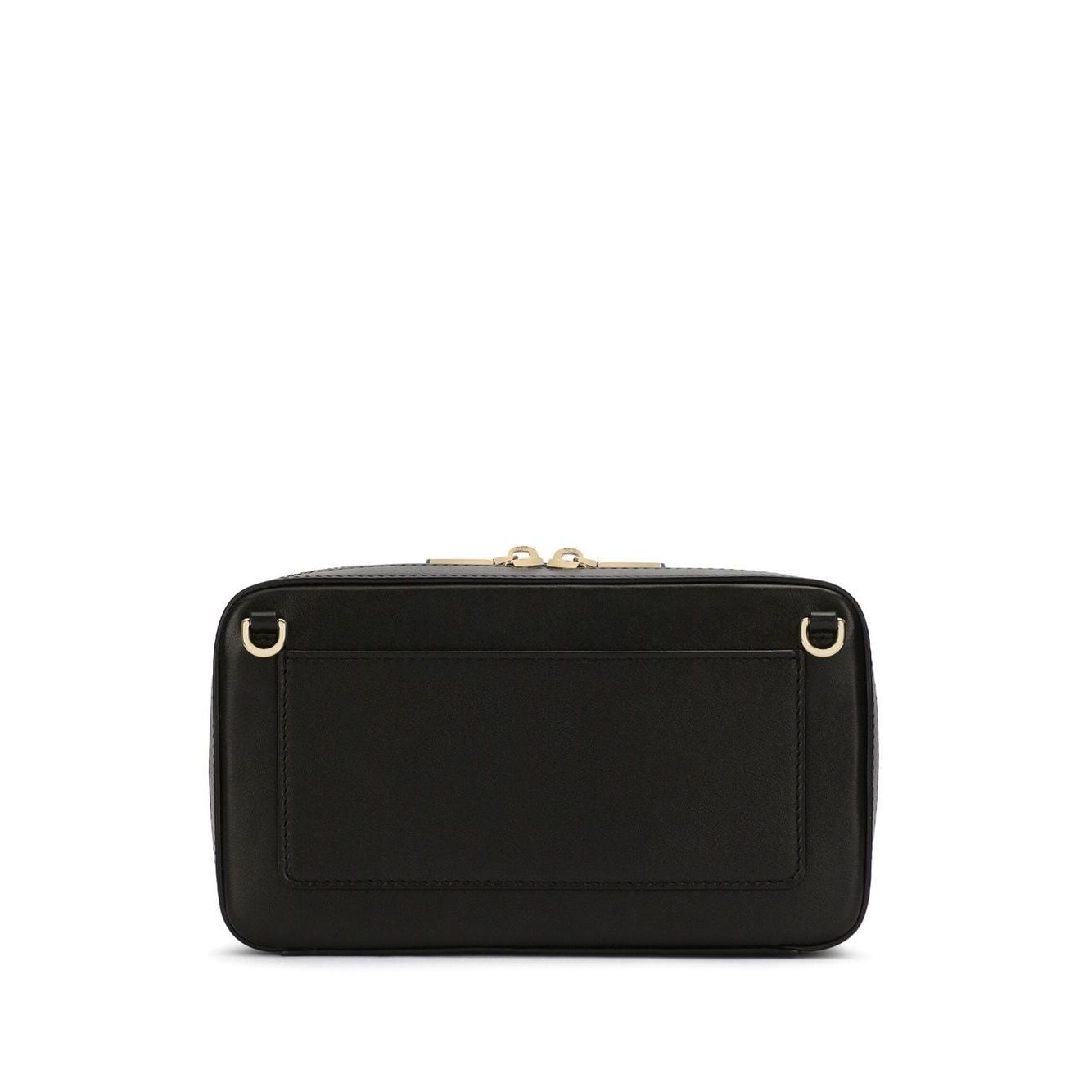Front view with bag zipped and handles upright.