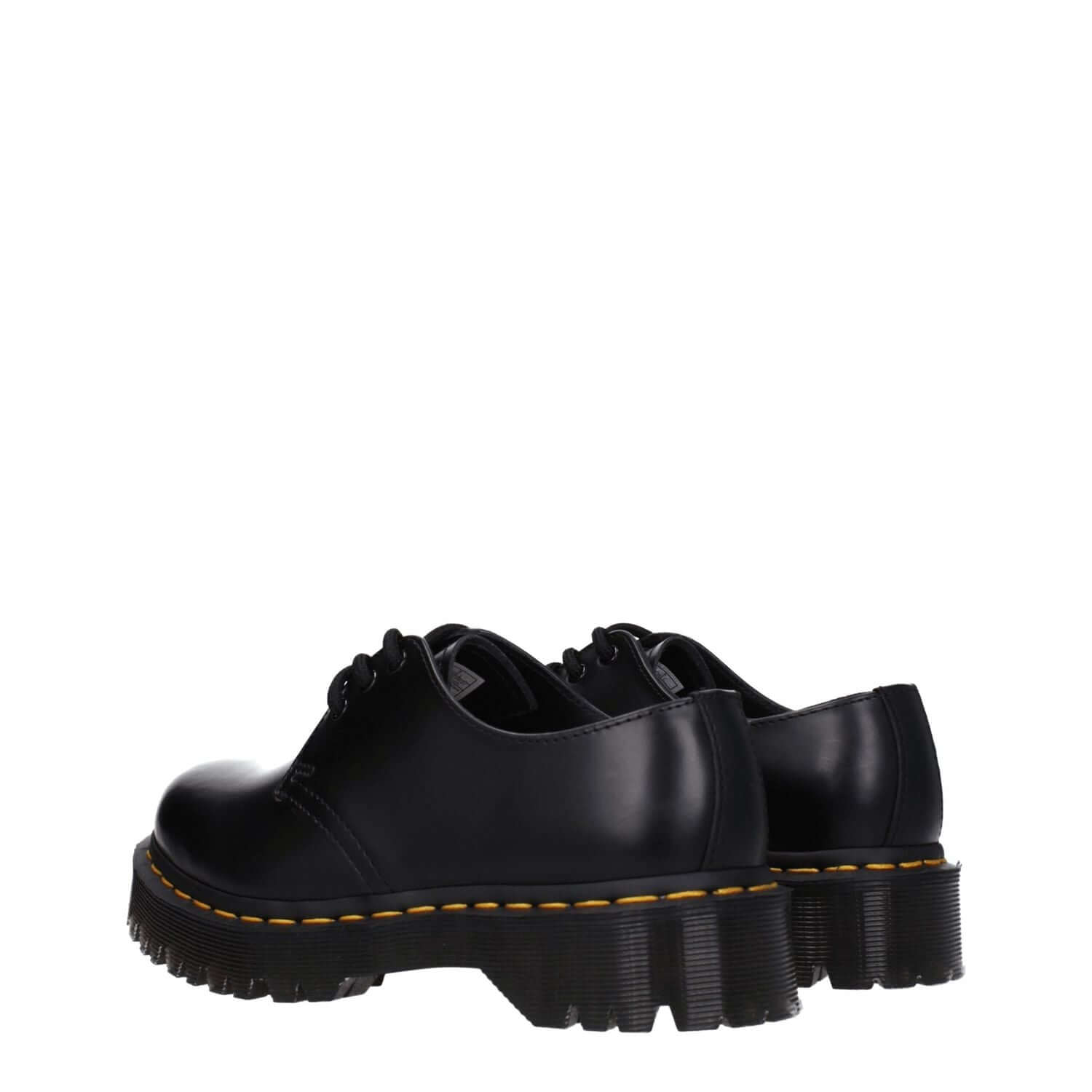 Dr. Martens Black Leather Oxfords And Derbies