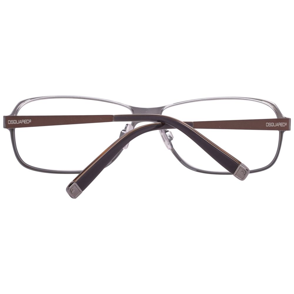 Dsquared² Brown Metal Frames, men's glasses DQ5057-049-56 with filter 3, dimensions 56/13/140mm, designed in metal, color brown.