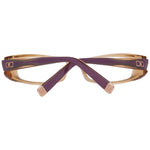 Back view of Dsquared² Brown Plastic Frames with purple arms, model DQ5020-045-51, featuring polarized lenses and dimensions 51/14/135 mm.