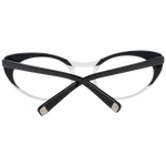 Dsquared² Chic Black Full-Rim Designer Eyewear with durable plastic frame and spring hinges, viewed from front angle.