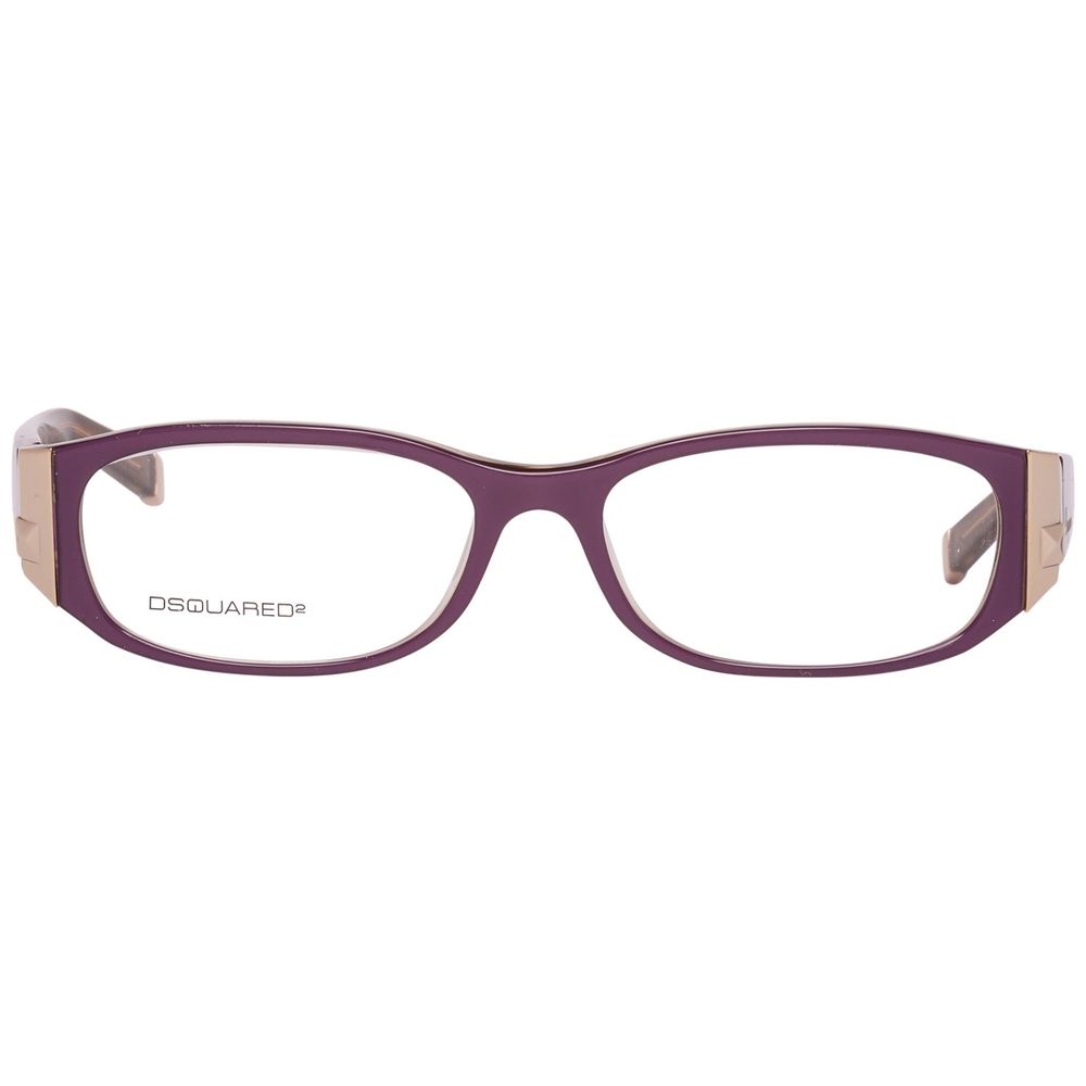 Dsquared² Purple Plastic Frames - Women's DQ5053-081-53 glasses with 53/15/130 mm dimensions and Filter 3 UV protection.
