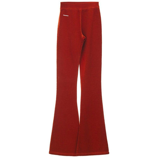 Dsquared² Red Cotton Athletic Pants 1728,67397976224,Athletic Pants - Pants - Clothing,Clothing,Dsquared²,Jeans & Pants - Women - Clothing,M,New with tags,Pants - Clothing,Red,S,Women,Women - Clothing,XS