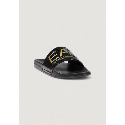 EA7 Emporio Armani Bicolor Pvc Slippers featuring a sleek design with EA7 logo, ideal for stylish comfort and non-slip safety