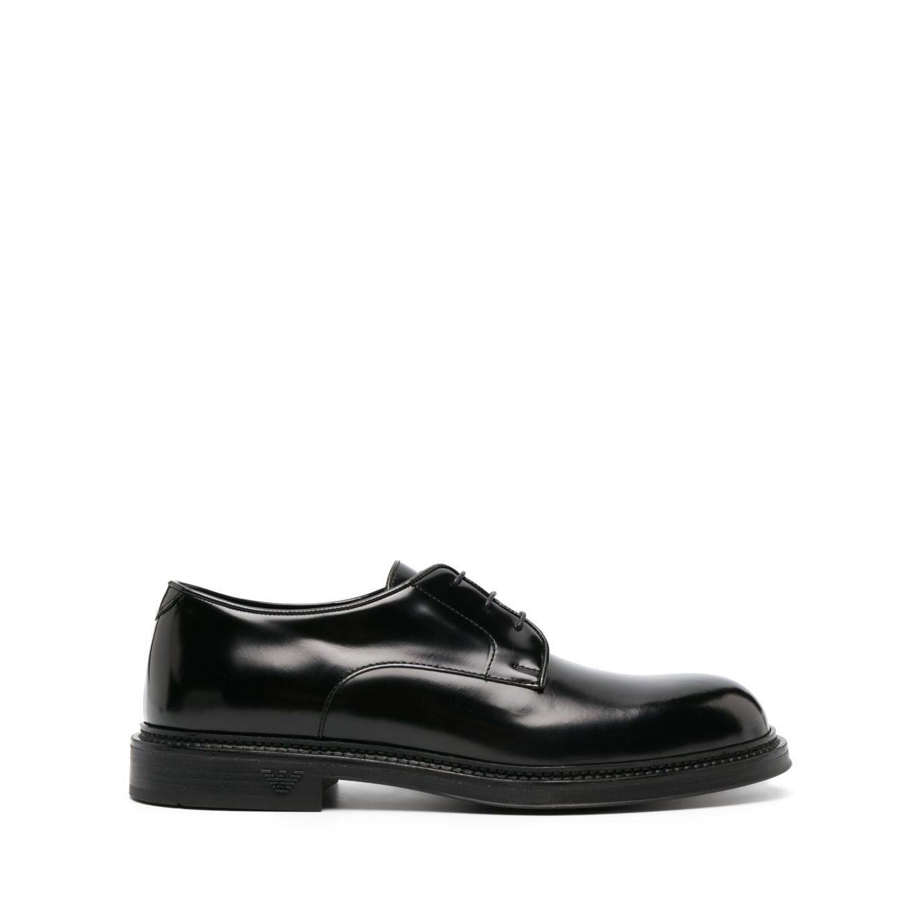 EMPORIO ARMANI EXCLUSIVE Derby shoes in buffed leather