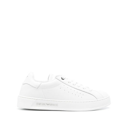EMPORIO ARMANI EXCLUSIVE Emporio Armani Leather sneakers with logo Sneakers