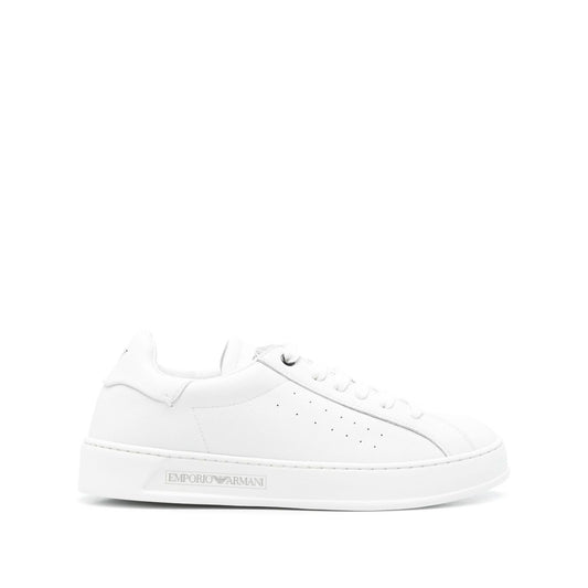 EMPORIO ARMANI EXCLUSIVE Emporio Armani Leather sneakers with logo