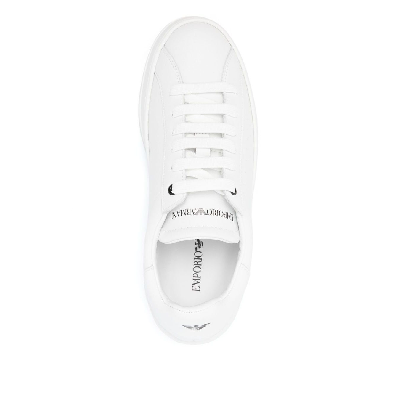 EMPORIO ARMANI EXCLUSIVE Emporio Armani Leather sneakers with logo Sneakers