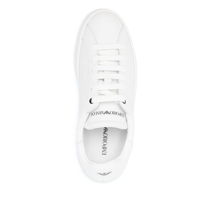 EMPORIO ARMANI EXCLUSIVE Emporio Armani Leather sneakers with logo Sneakers