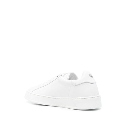 EMPORIO ARMANI EXCLUSIVE Emporio Armani Leather sneakers with logo Sneakers