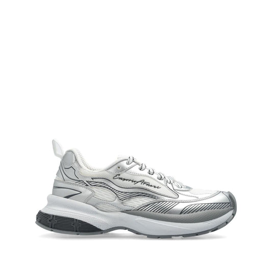 EMPORIO ARMANI EXCLUSIVE Emporio Armani logo-embossed sneakers Sneakers