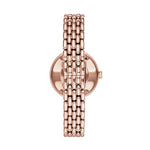 EMPORIO ARMANI MOD. AR11355 ladies wristwatch with stainless steel strap, 3 ATM water resistance, shown in official packaging.