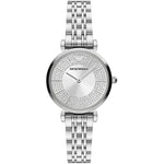 EMPORIO ARMANI MOD. AR11445 ladies stainless steel quartz watch, 32mm case, mineral dial, water resistant 3 ATM, SS bracelet, official packaging