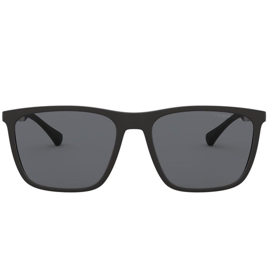 Stylish EMPORIO ARMANI MOD. EA 4150 sunglasses for gent, featuring sleek black frame and dark lenses. Perfect for modern gentlemen.