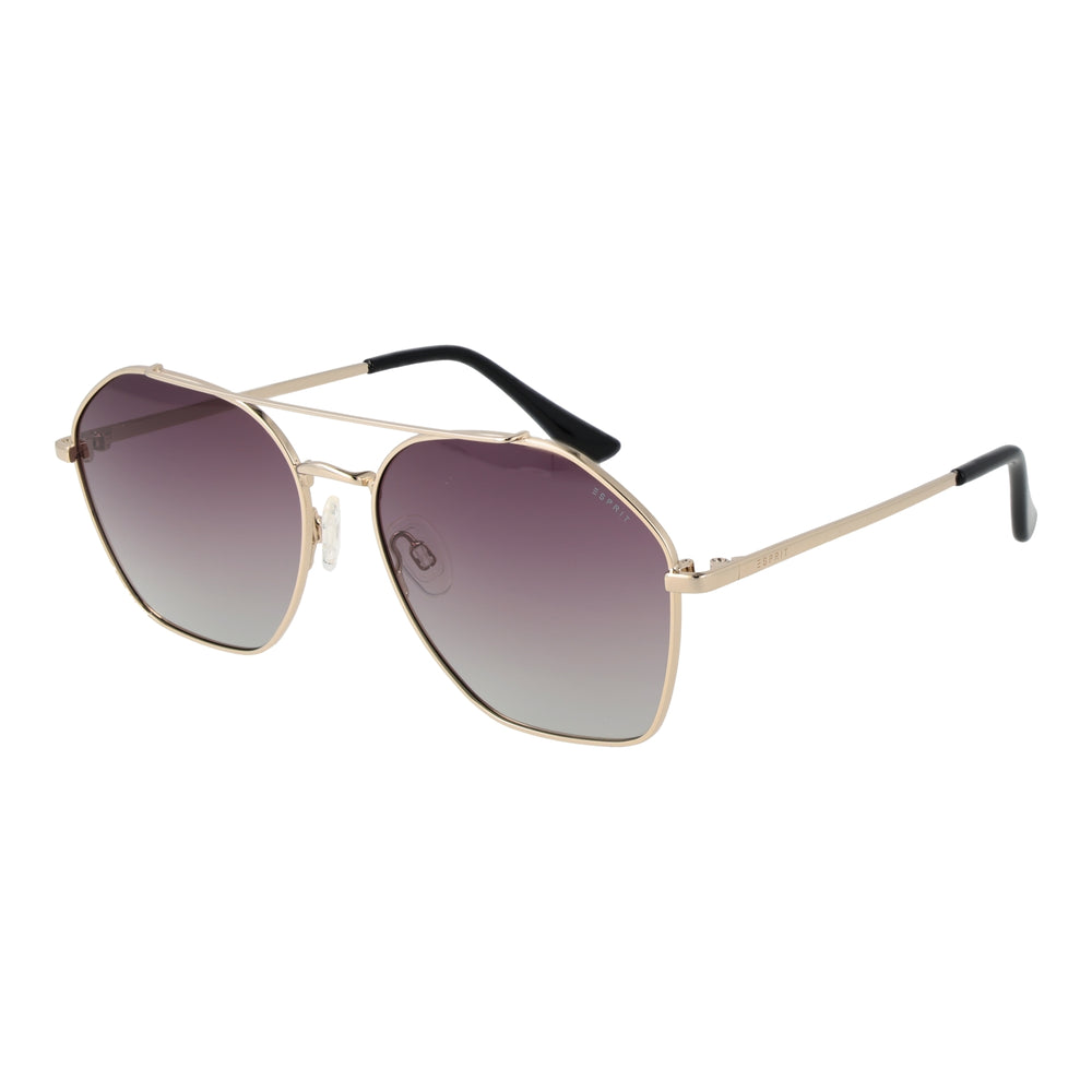 ESPRIT MOD. ET39098P 56553 stylish lady's sunglasses with gradient lenses and gold frame.