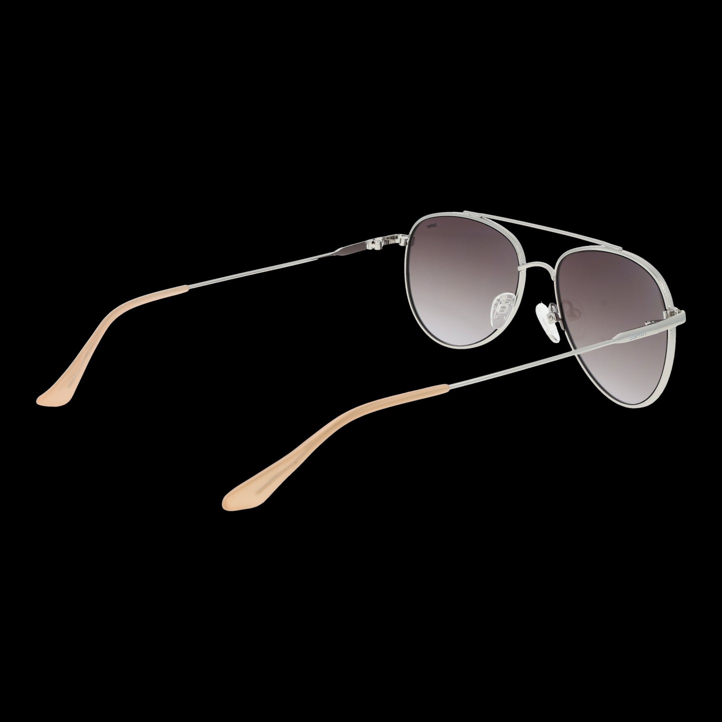 ESPRIT MOD. ET39197 56565 lady sunglasses with aviator style and gradient lenses on a black background.