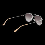 ESPRIT MOD. ET39197 56565 lady sunglasses with aviator style and gradient lenses on a black background.