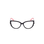 Emilio Pucci Black Acetate Frames with pink temple tips, model EP5192-54001, eyewear for women with dimensions 54/16/140 mm.