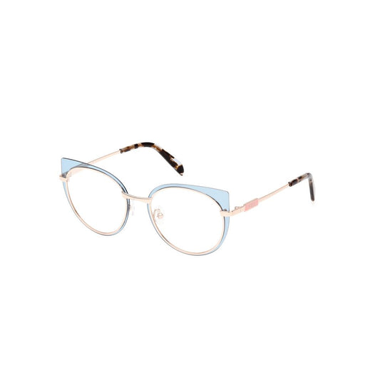 Emilio Pucci Blue Metal Frames, women's glasses EP5220-51086 with blue and metal design, size 51/19/140 mm.