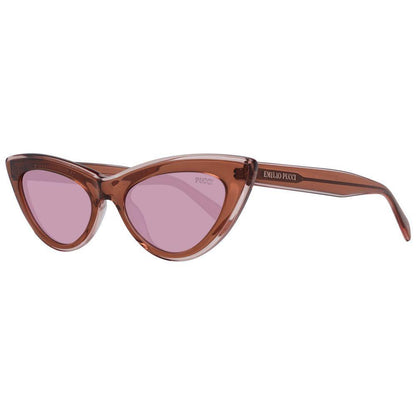 Emilio Pucci Brown Plastic Sunglasses