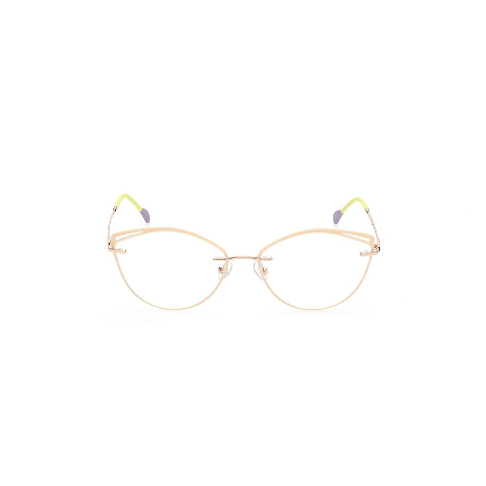 Emilio Pucci Gray Metal Frames with stylish design, grey color, and metal material. Glasses for women EP5194-56025, size 56/15/140 mm.